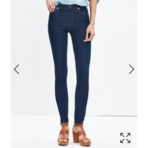 Madewell 9”in High Riser Skinny Jeans size 28